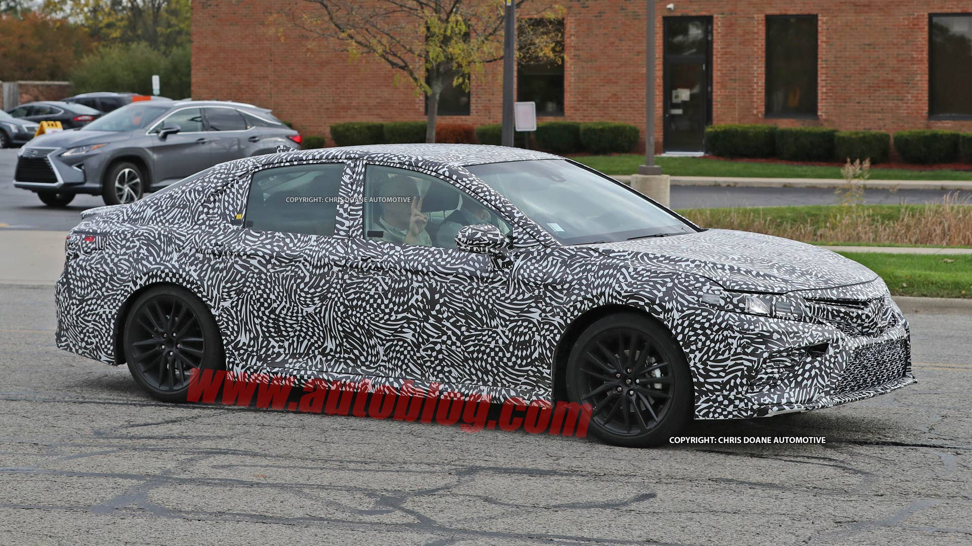 2018 Toyota Camry Spy Shots Side Exterior