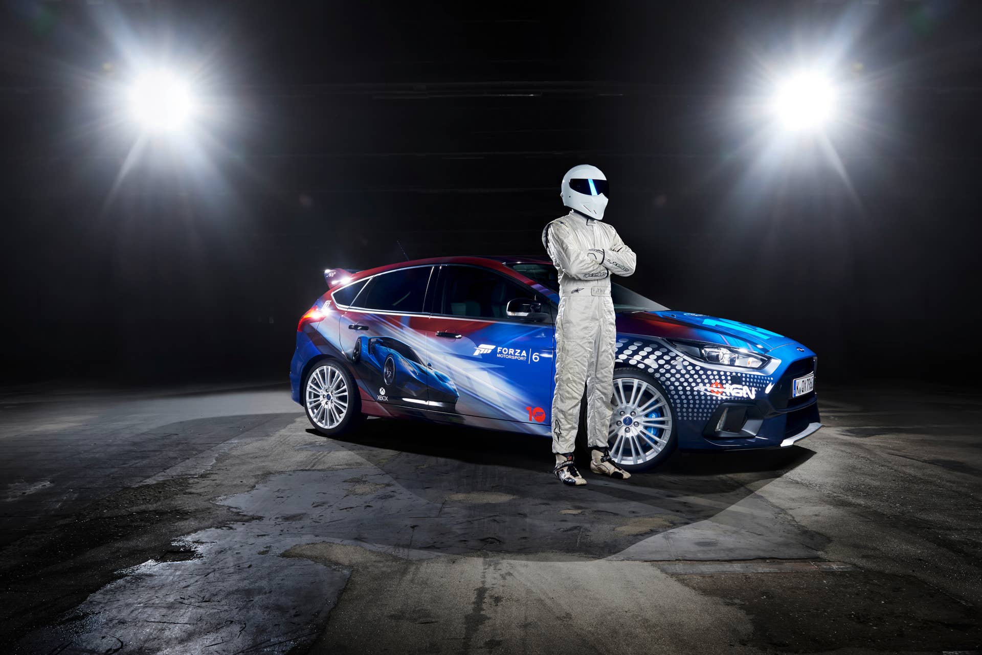2016 Ford Focus RS Forza 6 livery the stig