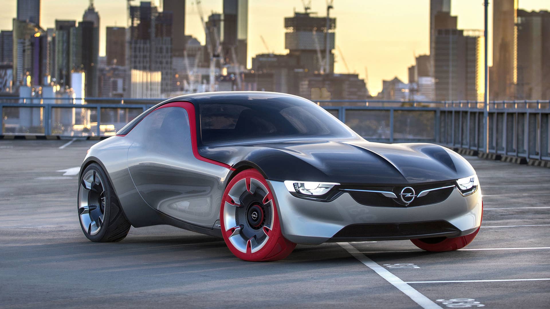 opel gt concept front three quarters