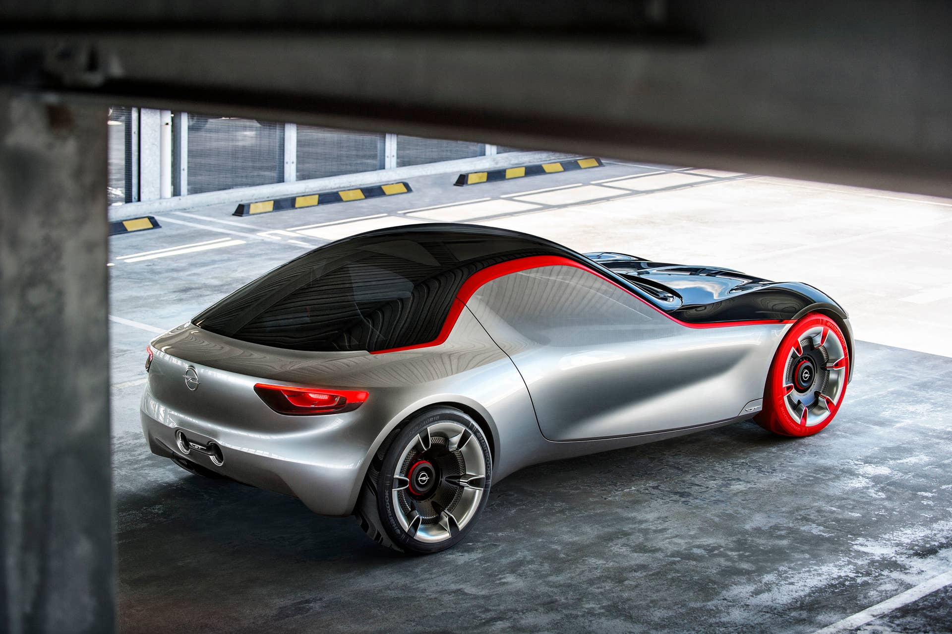 opel gt concept rear three quarters