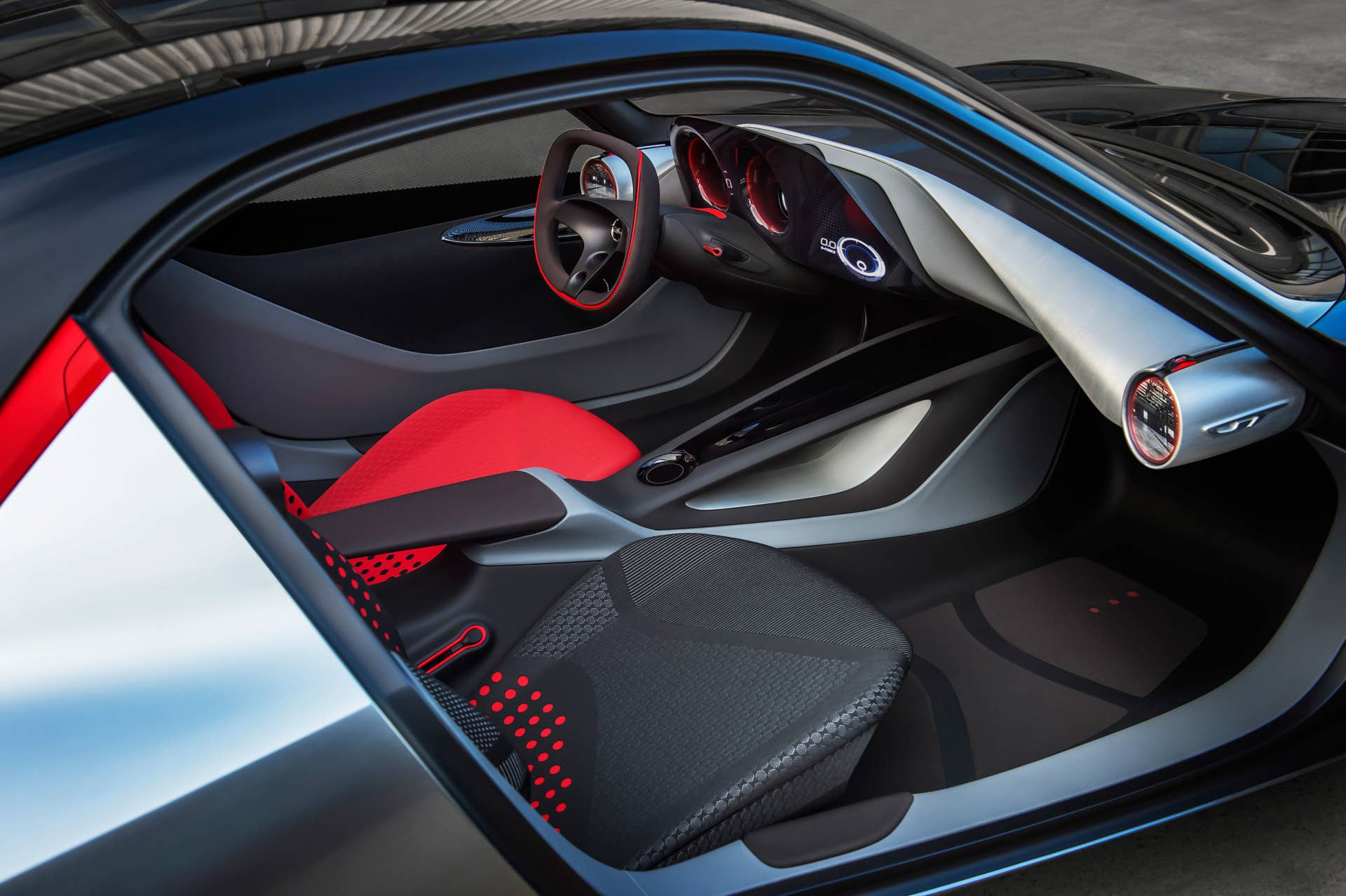 opel gt concept interior passenger side
