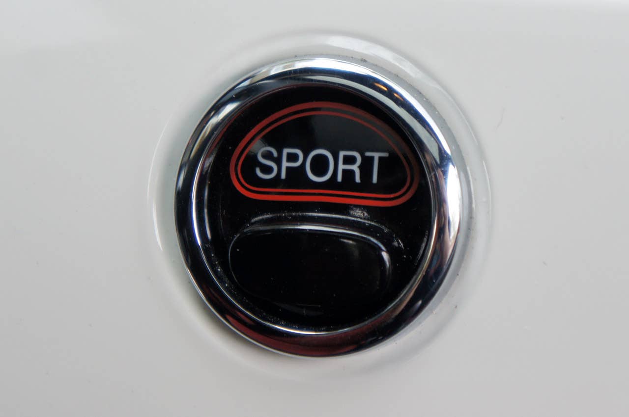 2012 Fiat 500 Abarth sport button