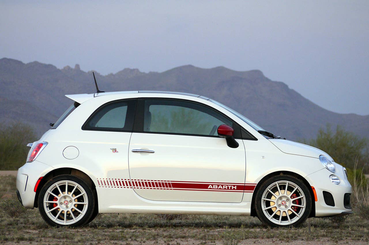 2012 Fiat 500 Abarth side view