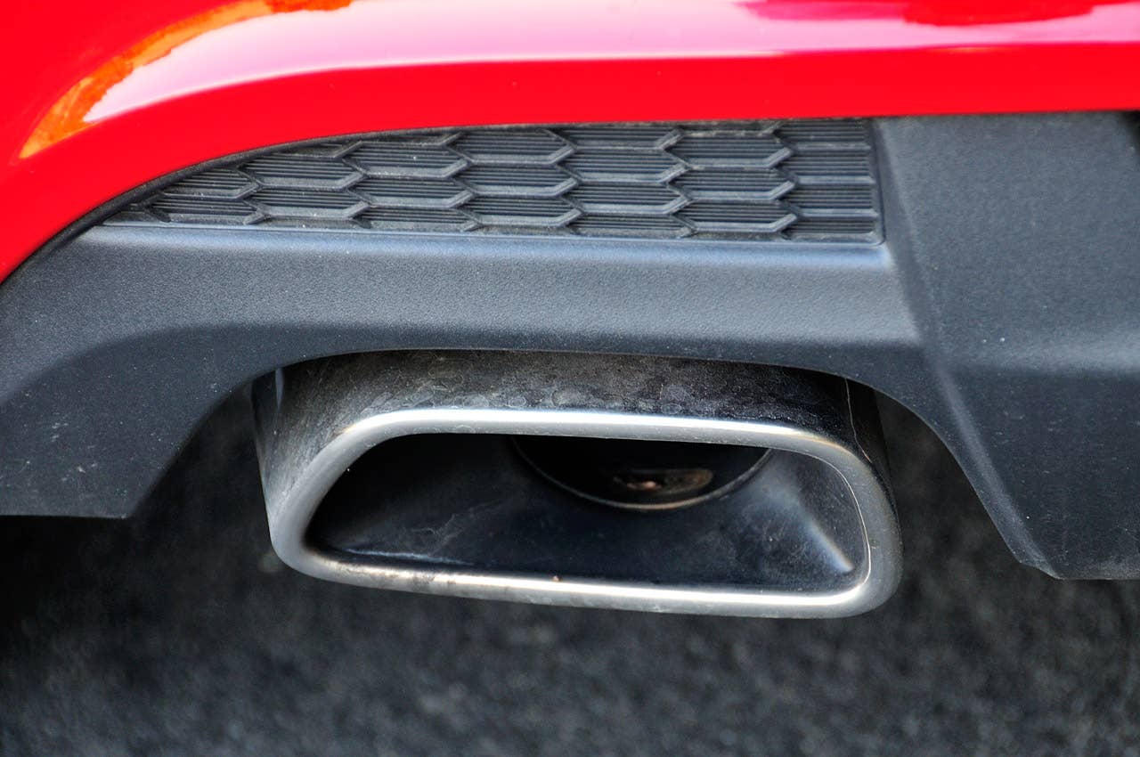 2013 Chevrolet Sonic RS exhaust tip