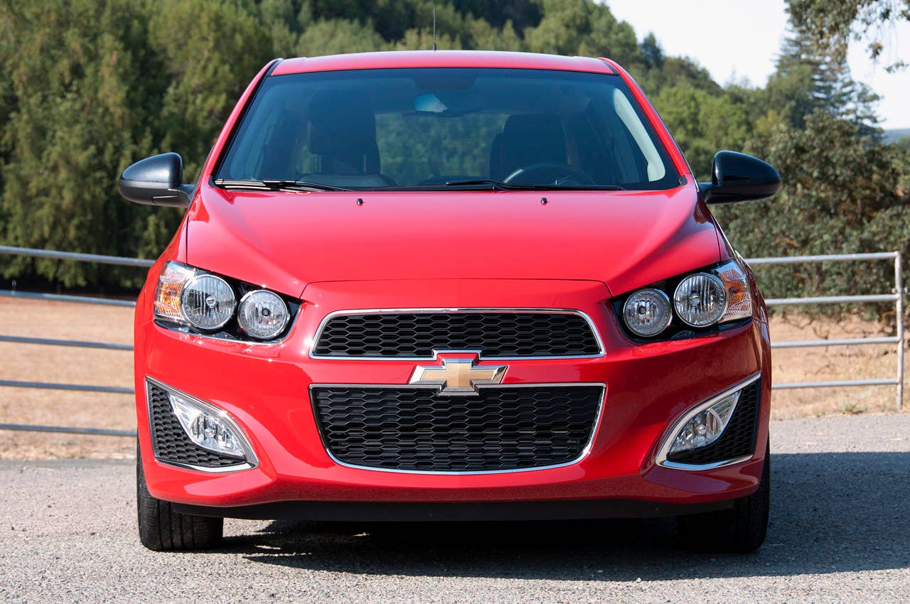 2013 Chevrolet Sonic RS front view