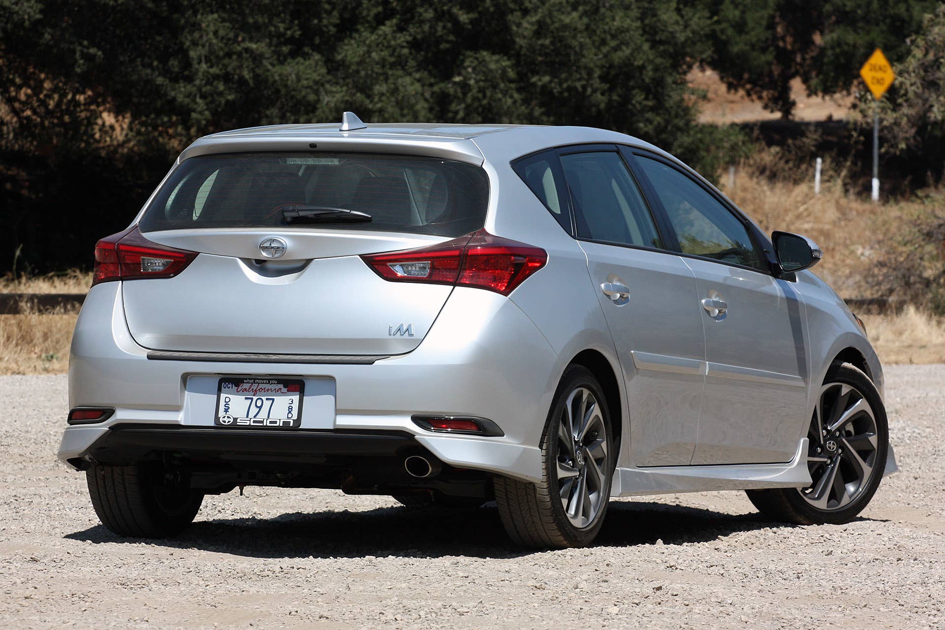 2016 Scion iM rear 3/4 view