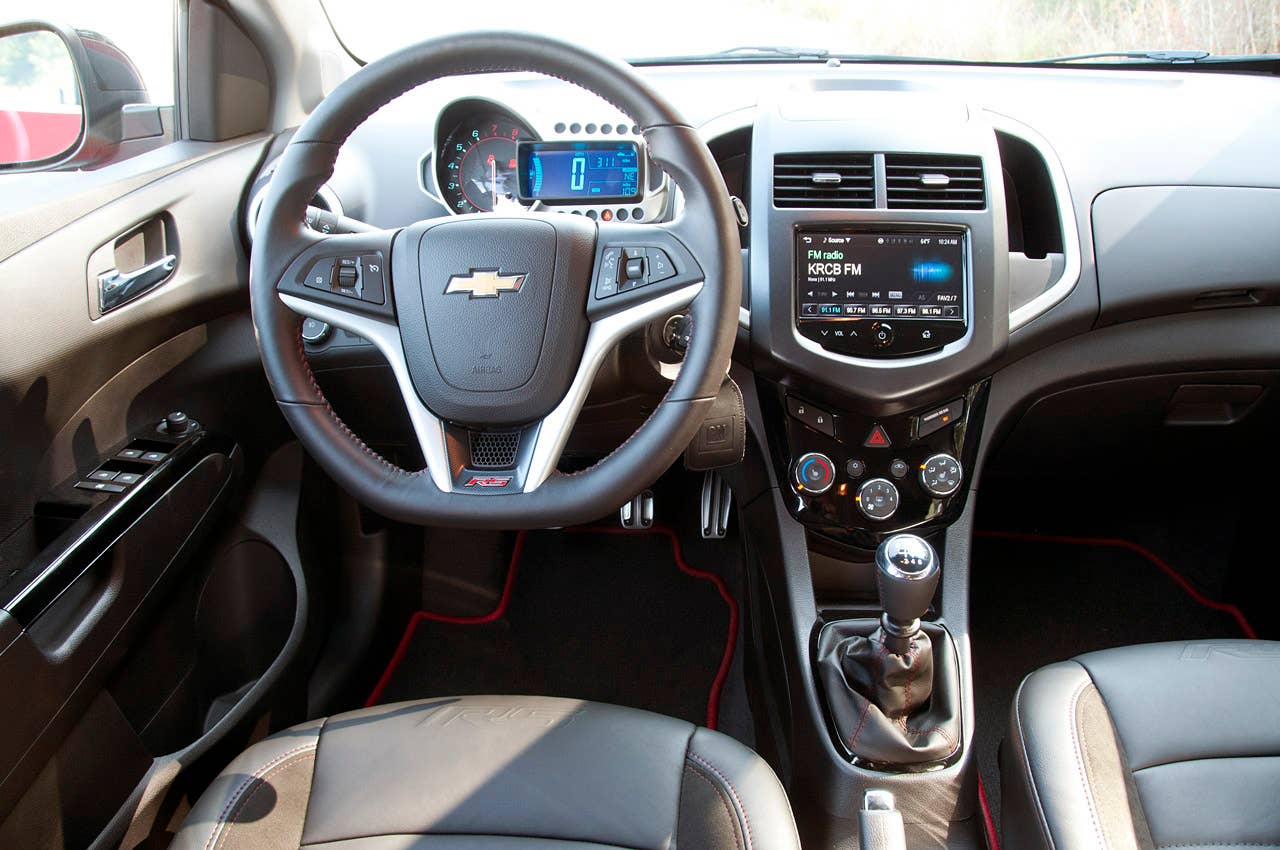 2013 Chevrolet Sonic RS interior