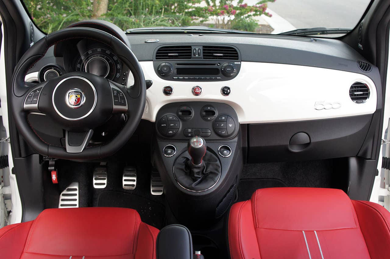 2012 Fiat 500 Abarth interior