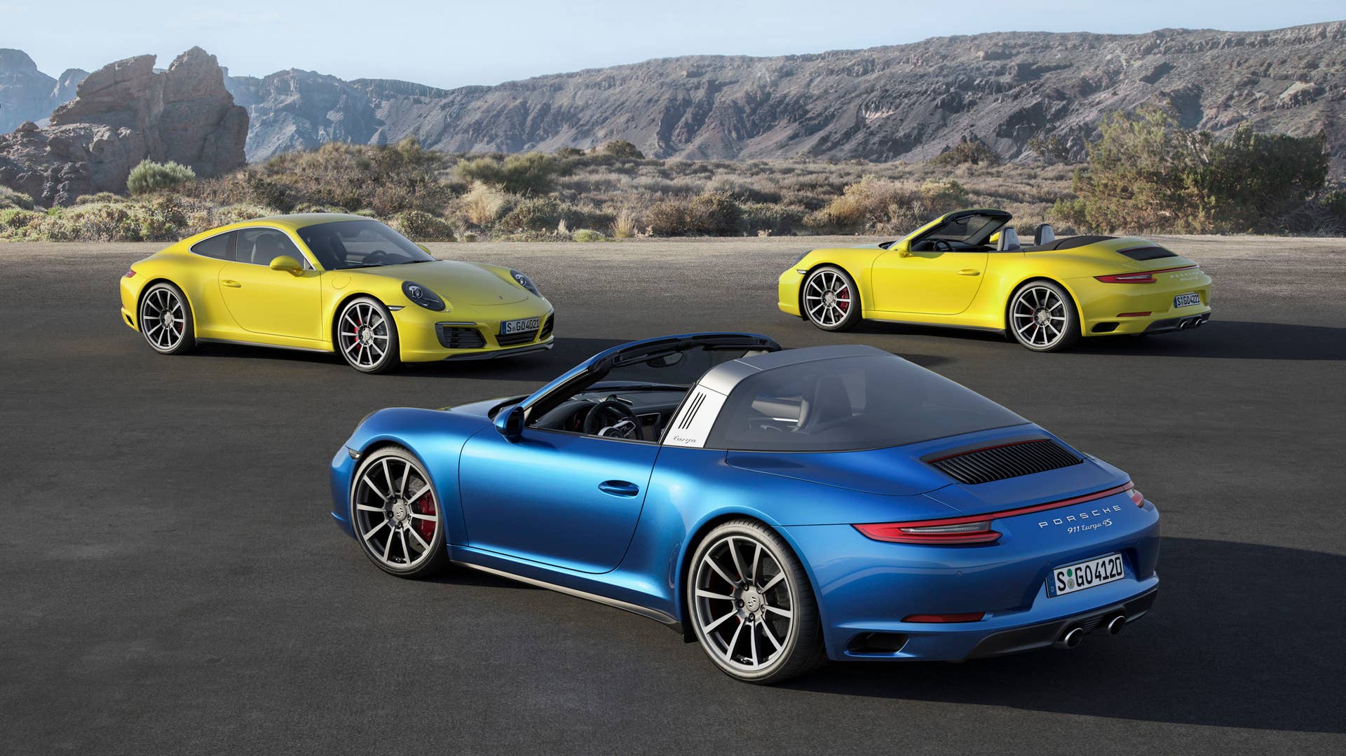 2017 Porsche 911 Carrera 4 family