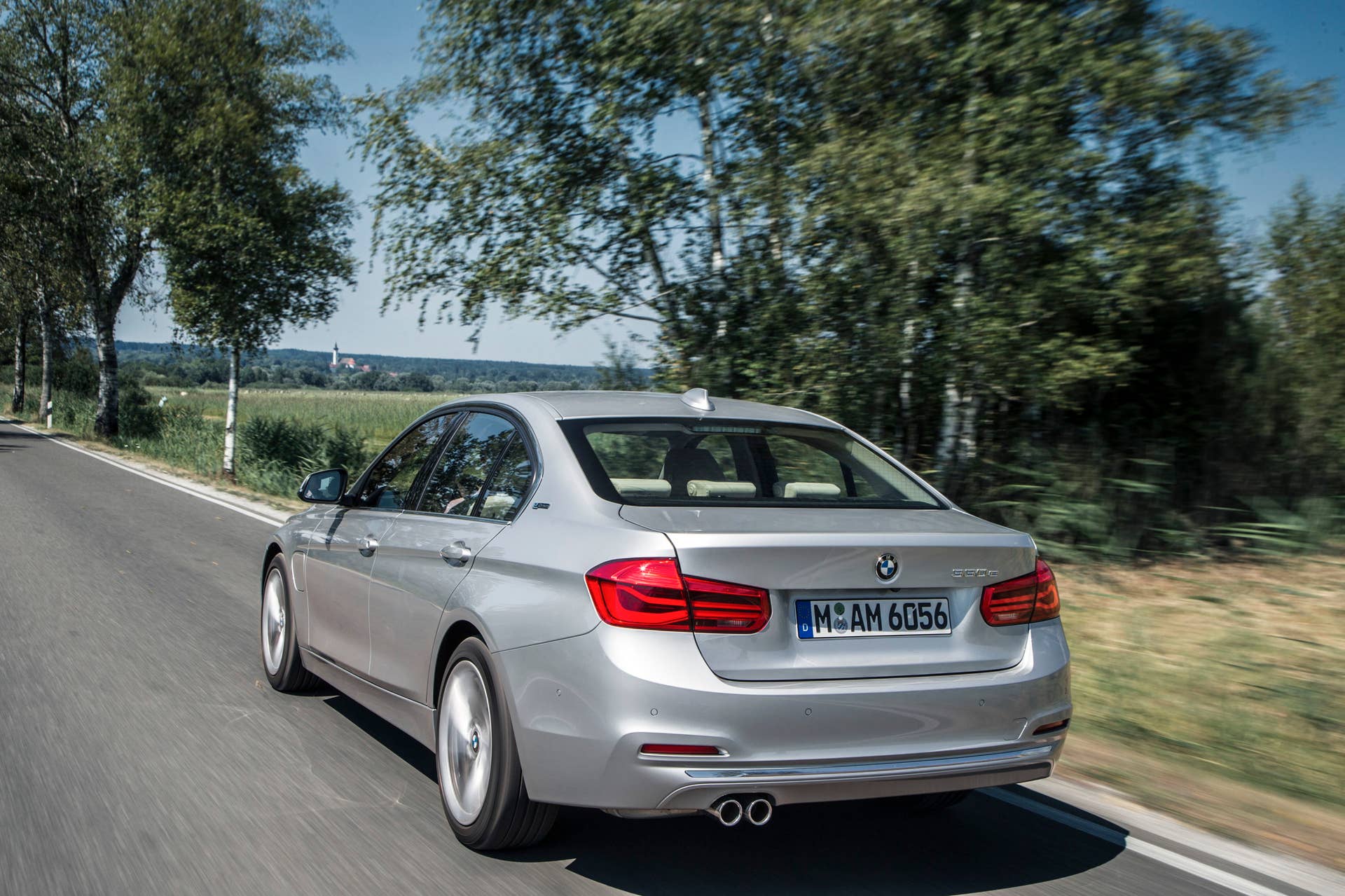 bmw 330e rear trees