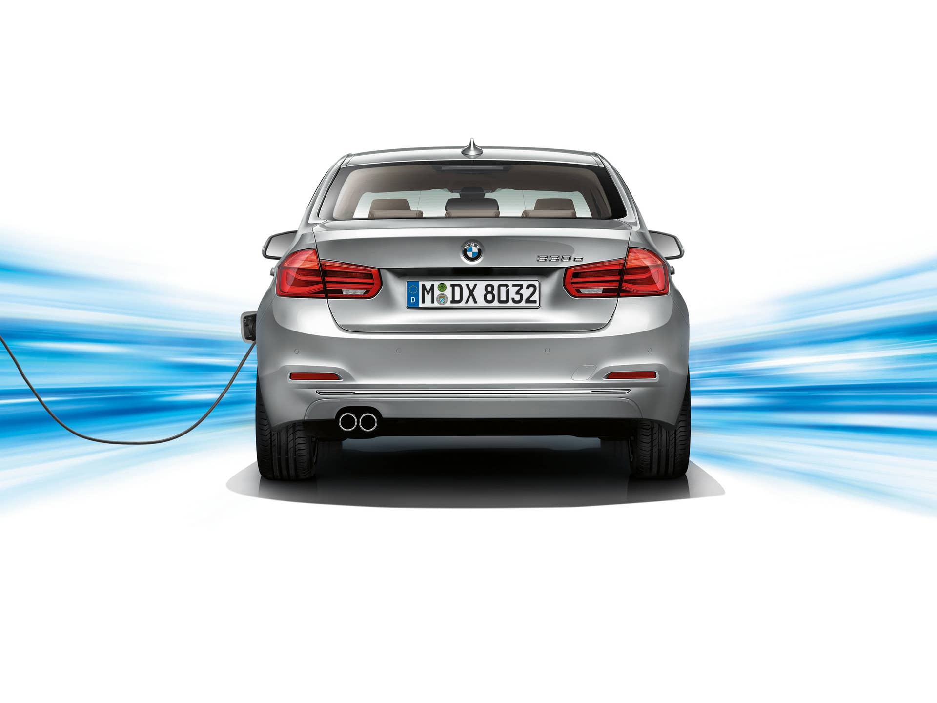 bmw 330e rear charging