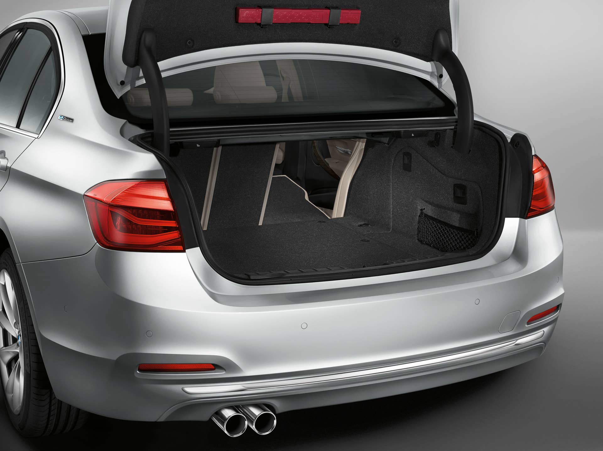 bmw 330e trunk seat down