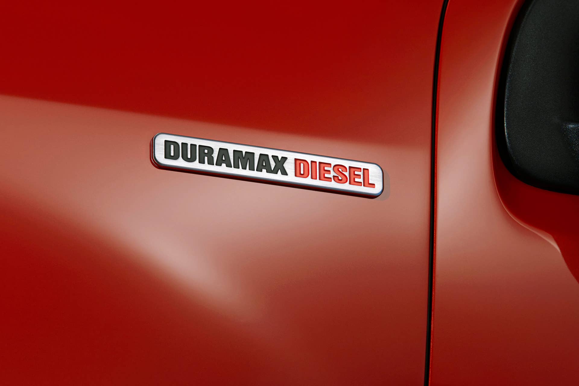 red 2016 chevy colorado duramax logo