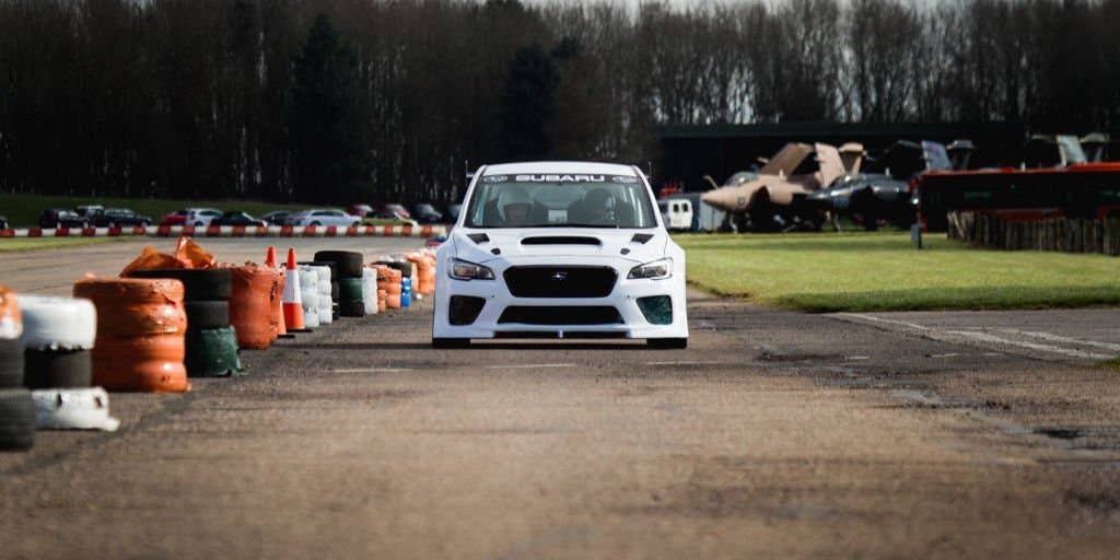 Subaru Prodrive Isle of Man head on