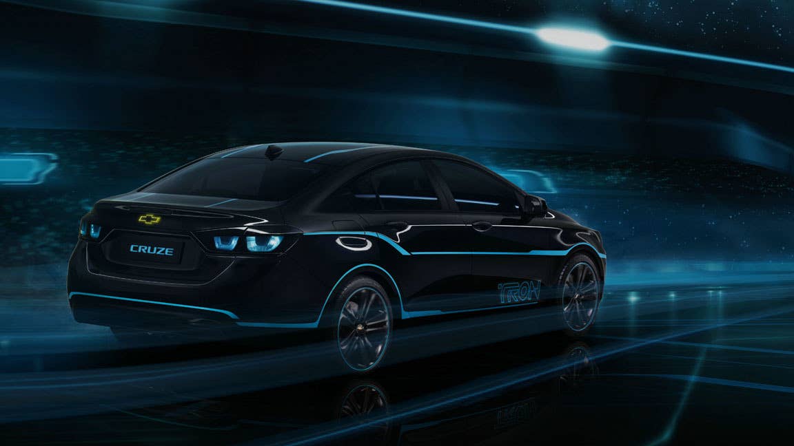 Chevrolet Cruze Tron rear 3/4