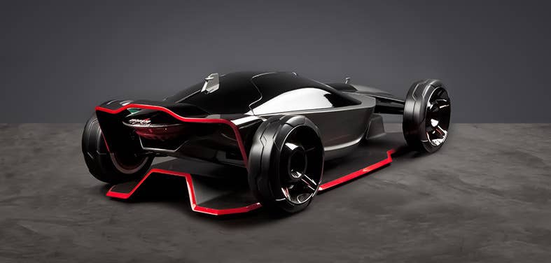 Ferrari Vision F900  ISD-Rubika, Valenciennes rear 3/4