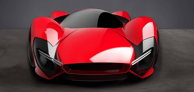 Ferrari Parabolica - Hochschule Pforzheim front