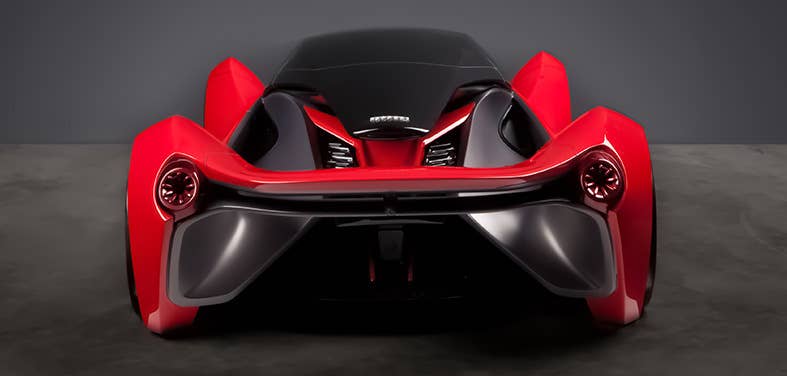 Ferrari FuTurismo - College for Creative Studies rear