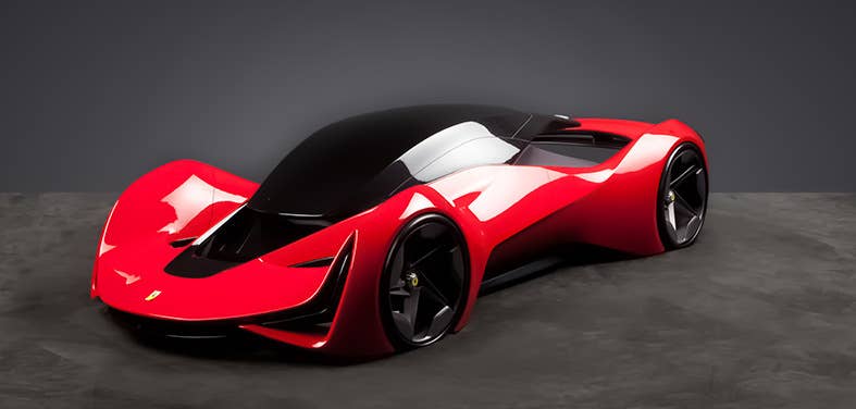 Ferrari FuTurismo - College for Creative Studies front 3/4