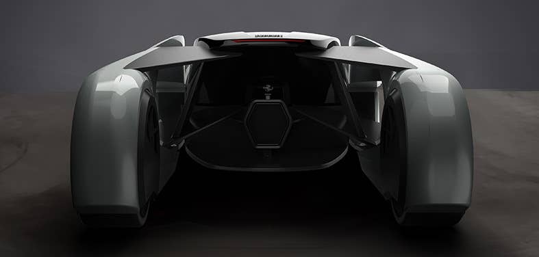 Ferrari 422 Dualita - Hochschule Pforzheim rear