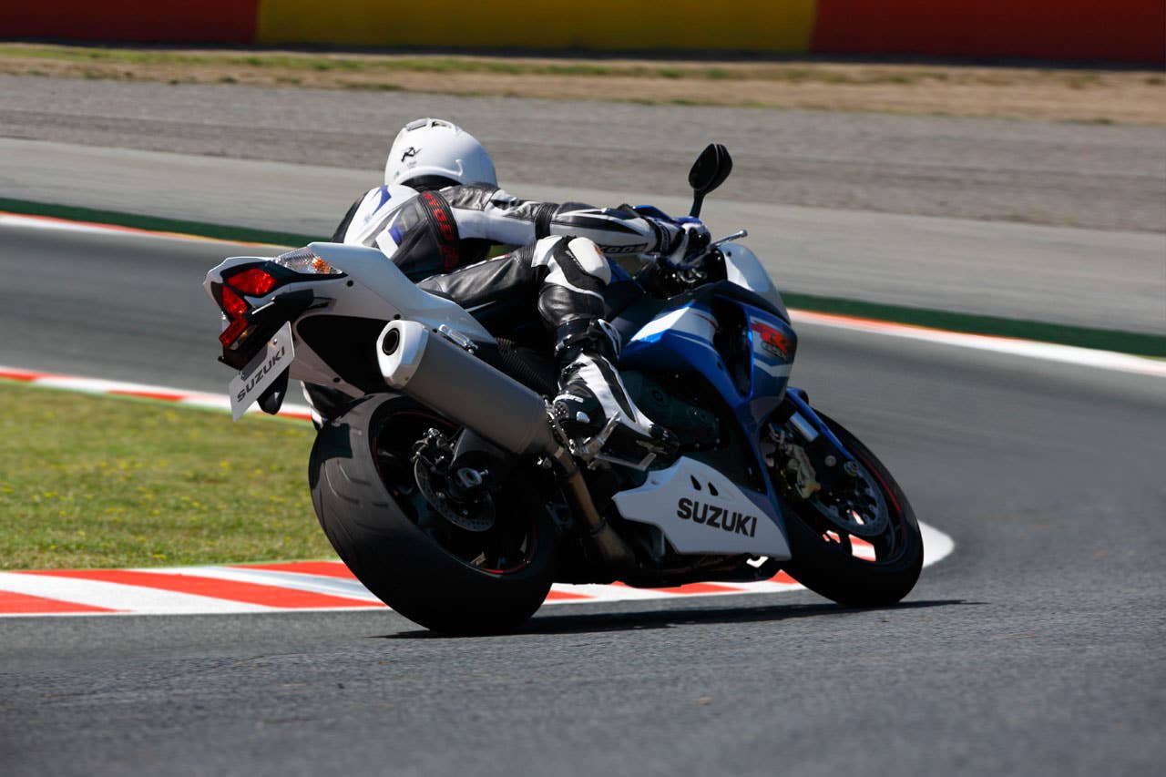 2012 Suzuki GSX-R1000 rear 3/4