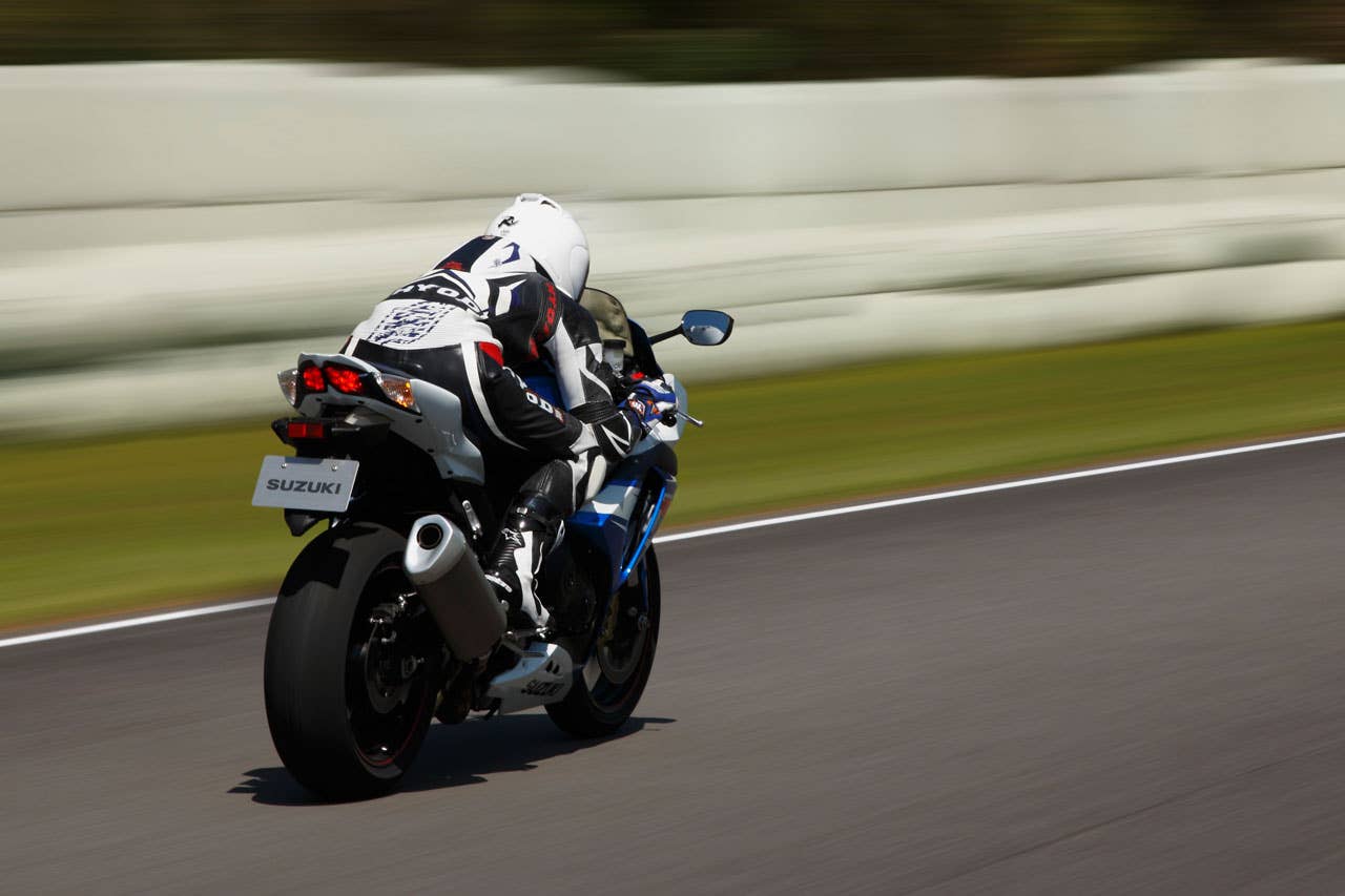 2012 Suzuki GSX-R1000 rear 3/4
