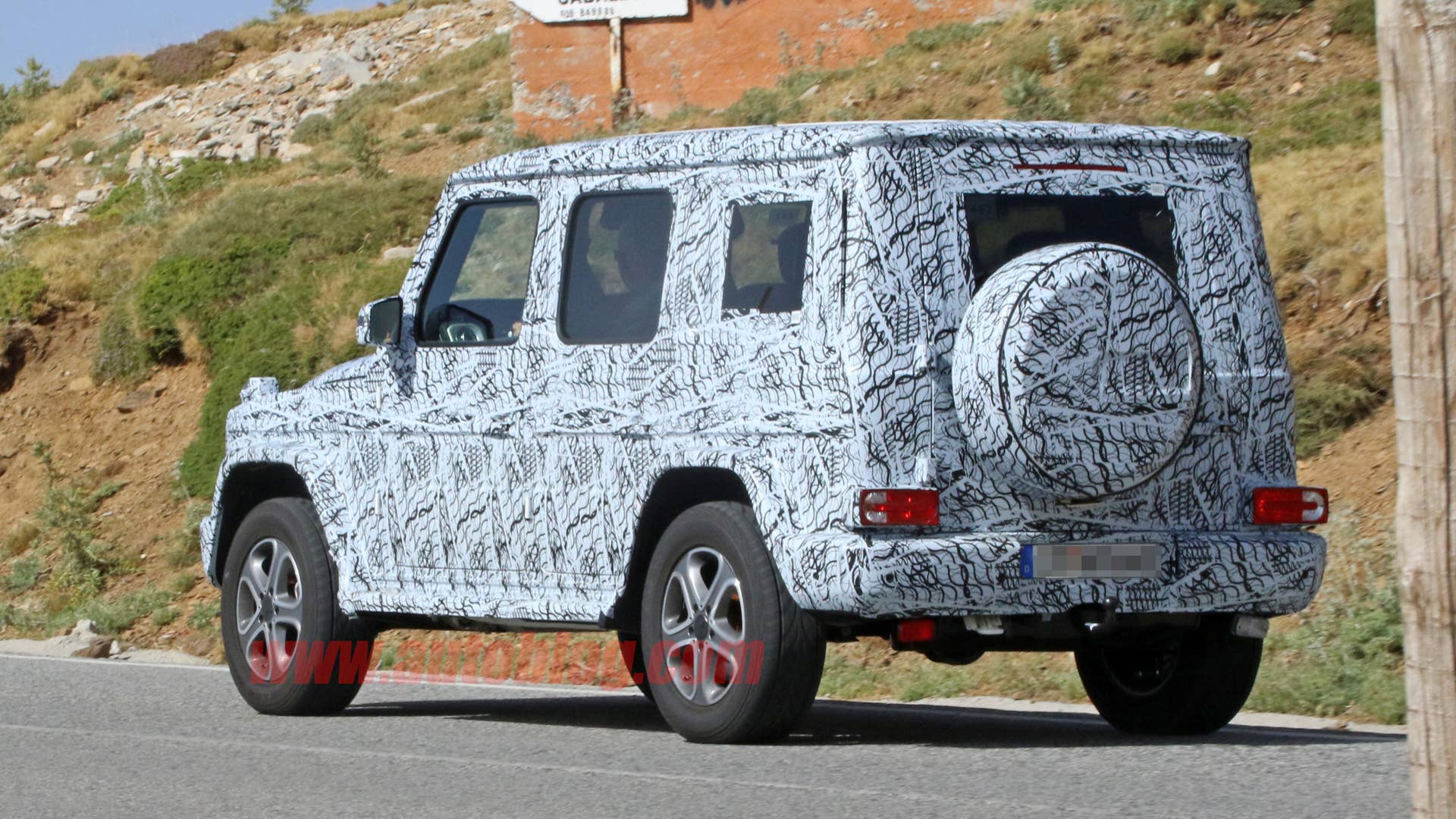 Mercedes-Benz G-Class Spy Photo