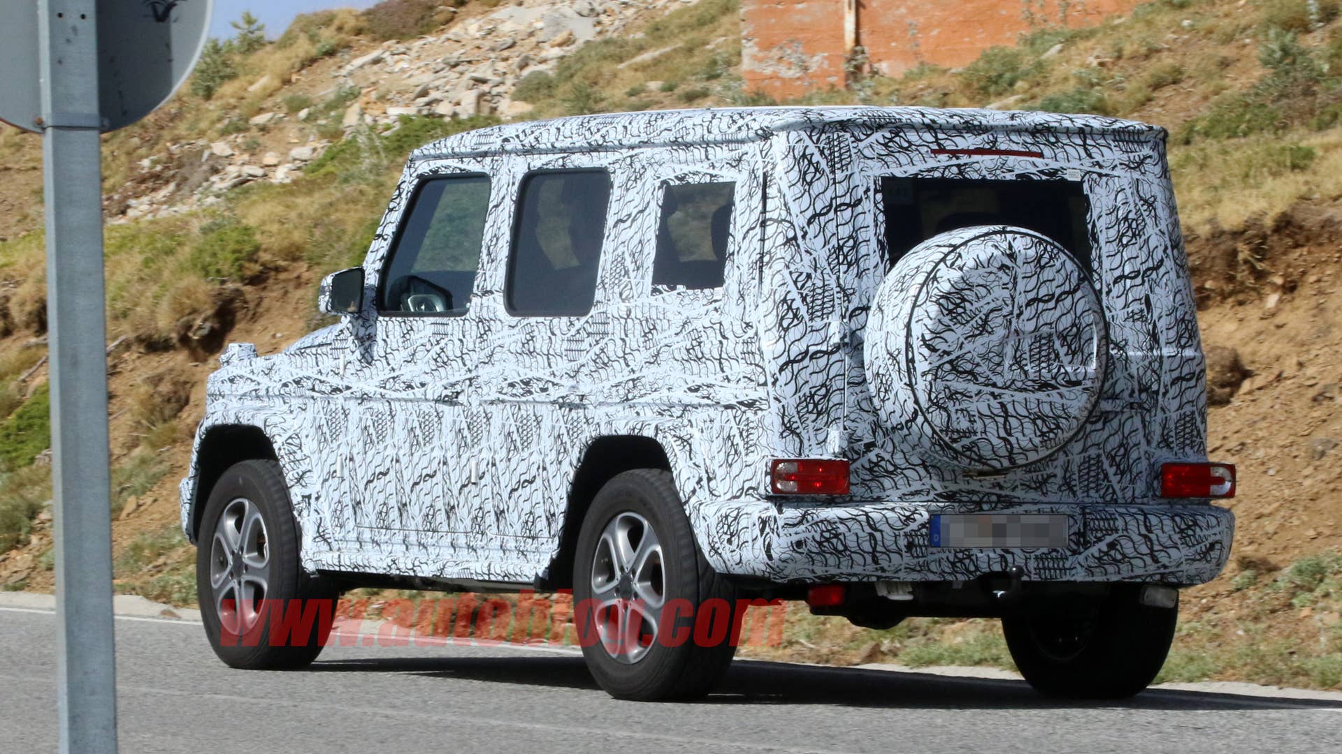 Mercedes-Benz G-Class Spy Photo