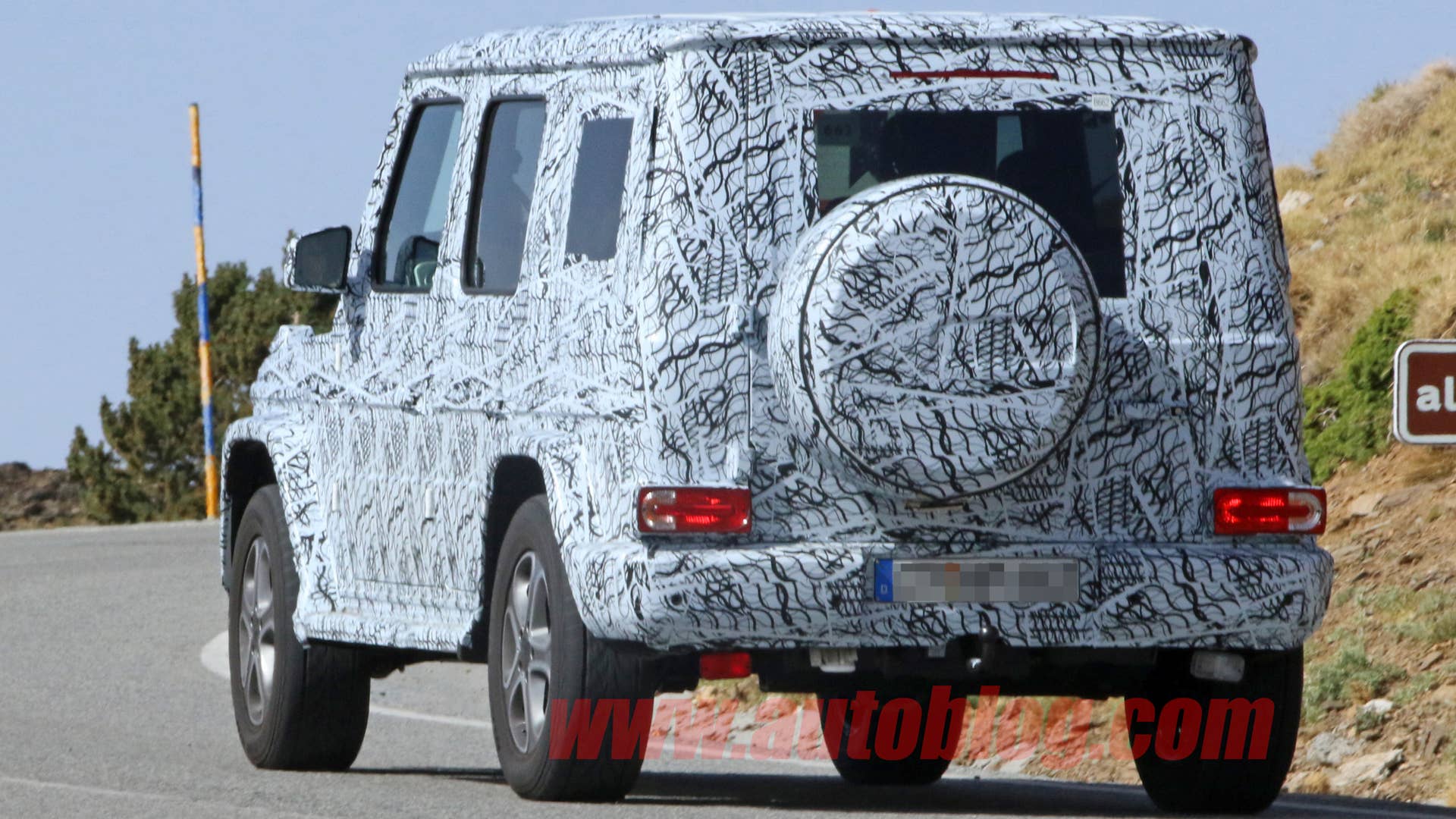 Mercedes-Benz G-Class Spy Photo