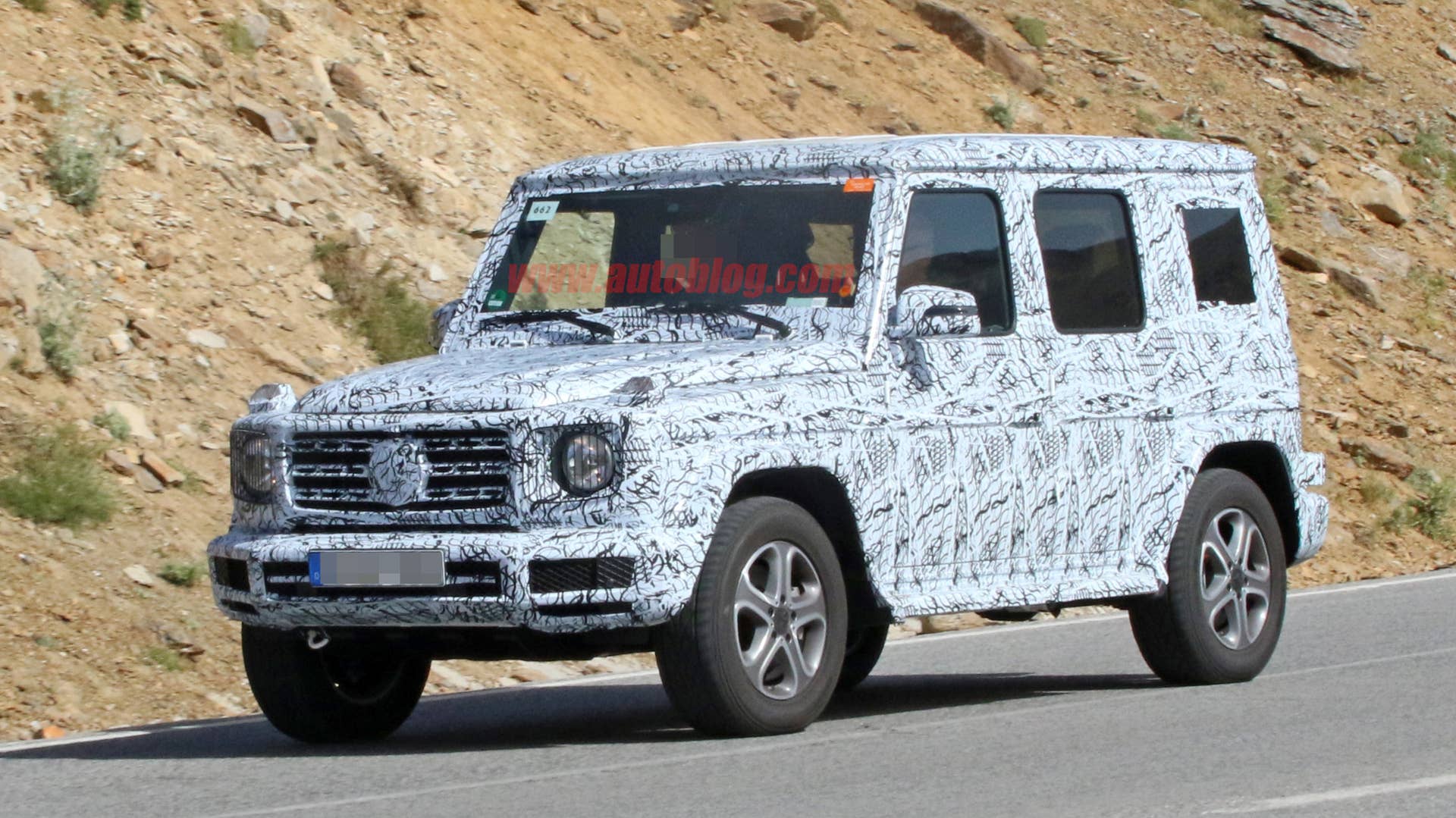 Mercedes-Benz G-Class Spy Photo