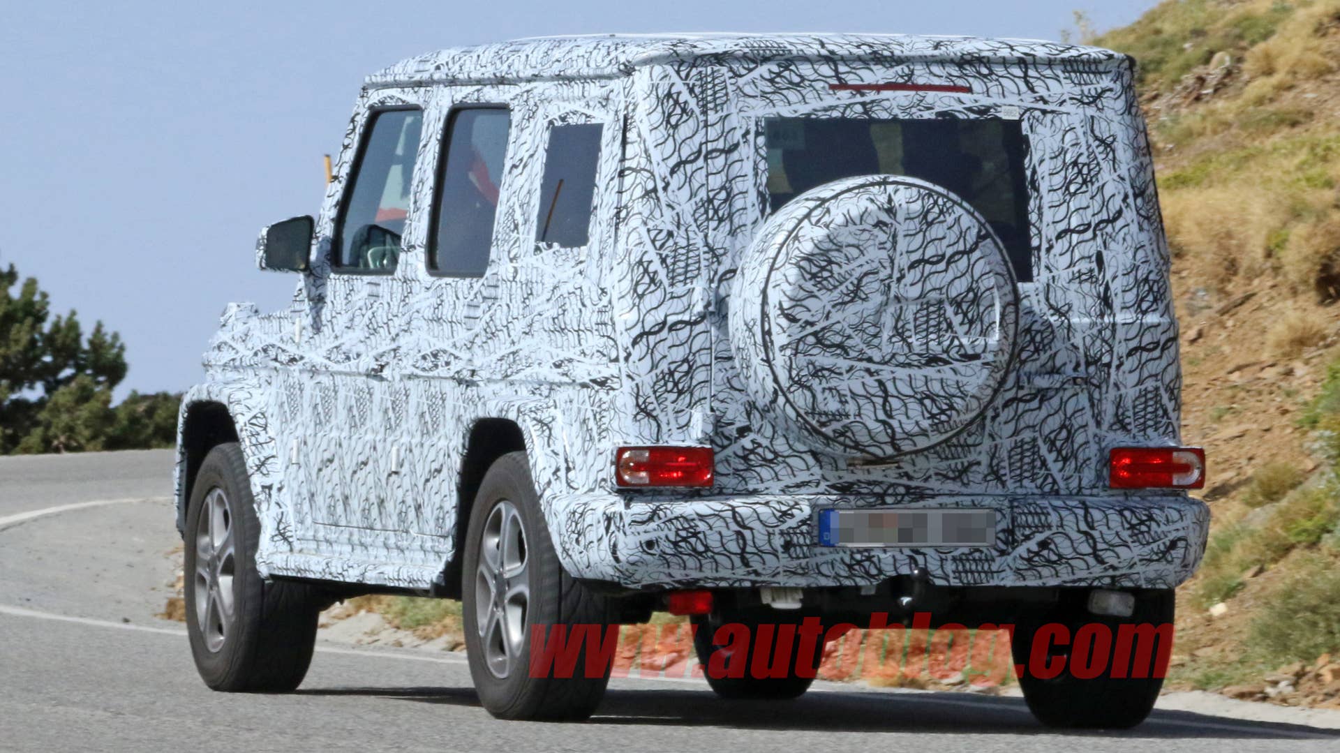 Mercedes-Benz G-Class Spy Photo