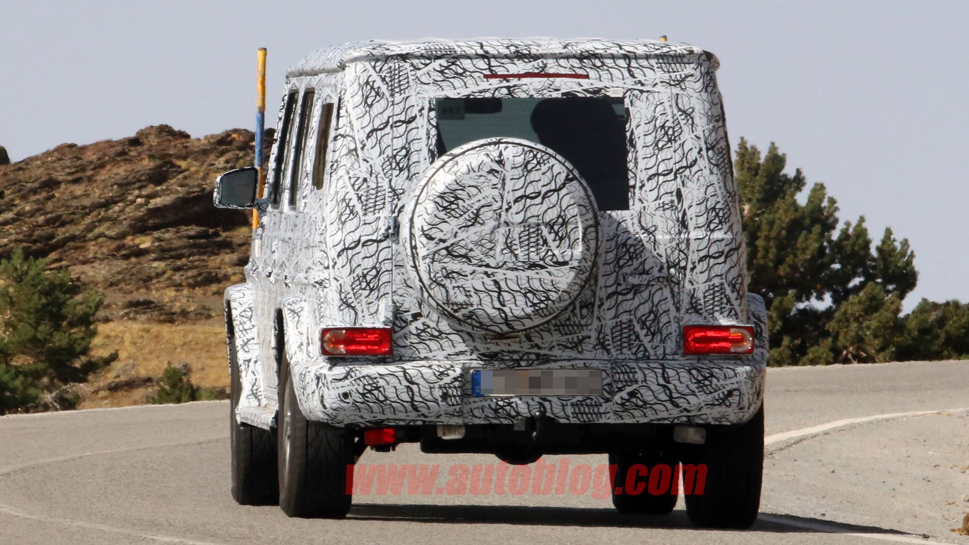 Mercedes-Benz G-Class Spy Photo