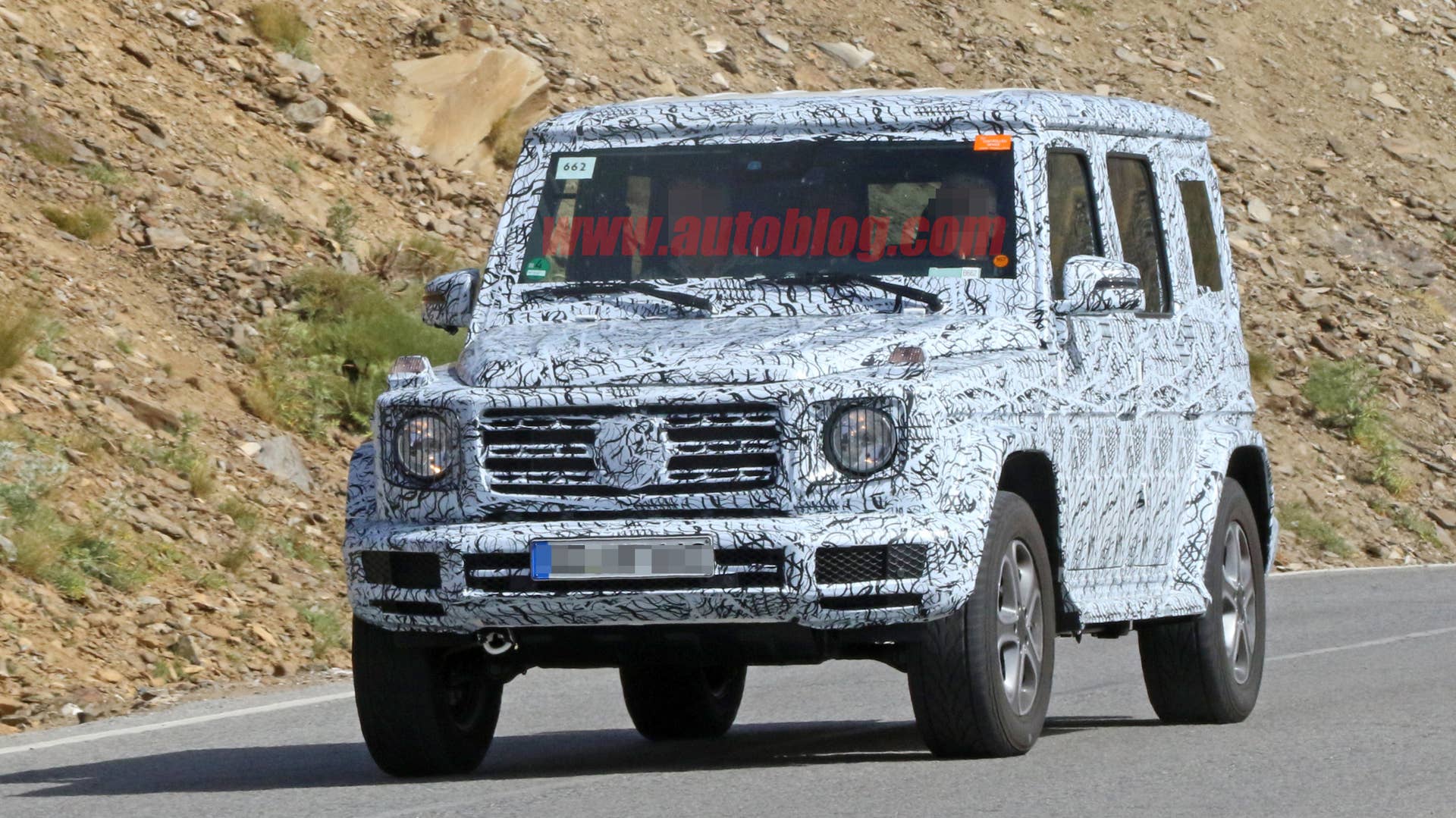 Mercedes-Benz G-Class Spy Photo