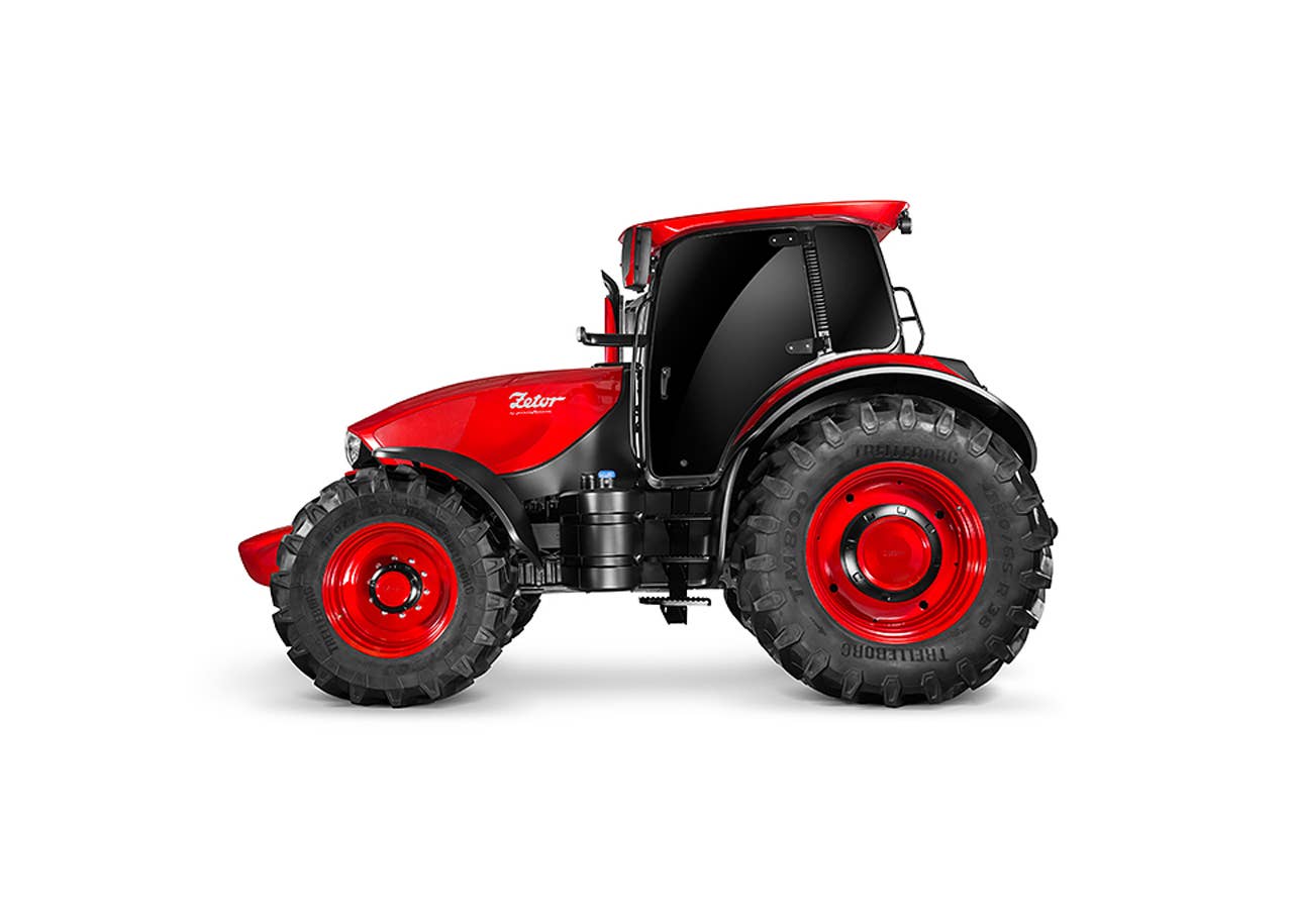Zetor tractor by Pininfarina profile
