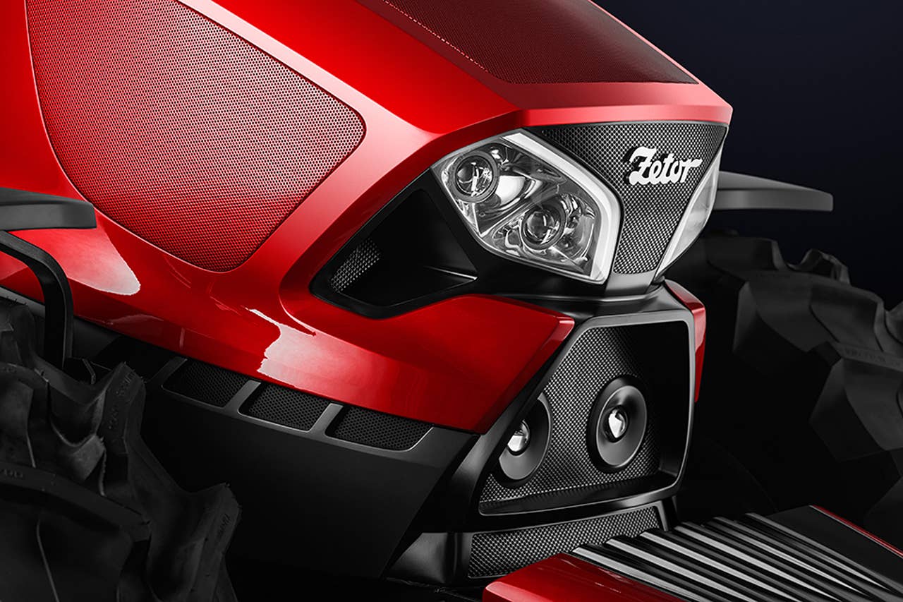 Zetor tractor by Pininfarina front detail