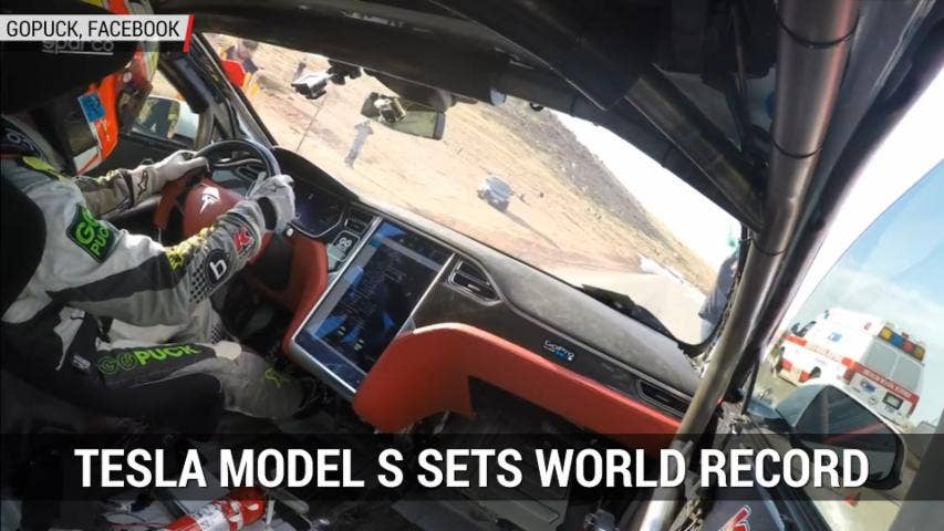 Tesla Model S Sets World Record At Pikes Peak | Autoblog Minute
