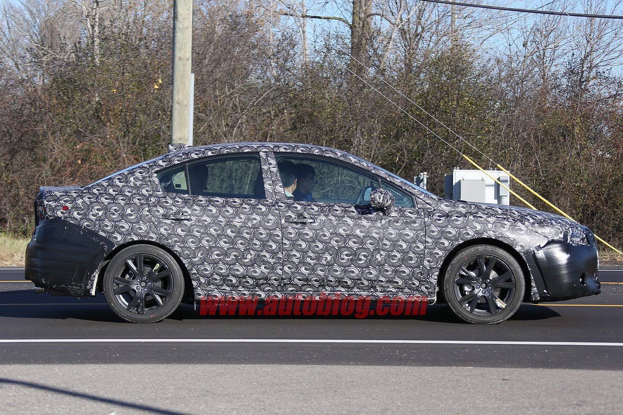 camouflaged 2017 subaru impreza spy shots silhouette