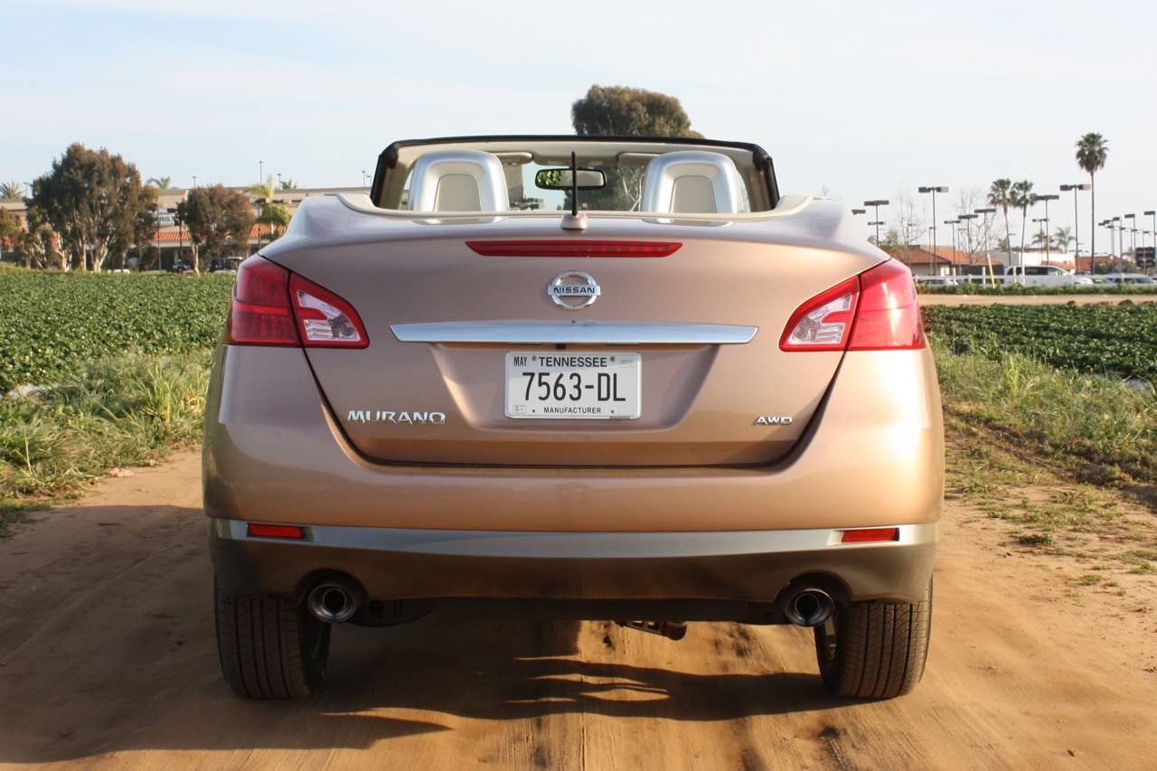 2011 Nissan Murano CrossCabriolet rear view