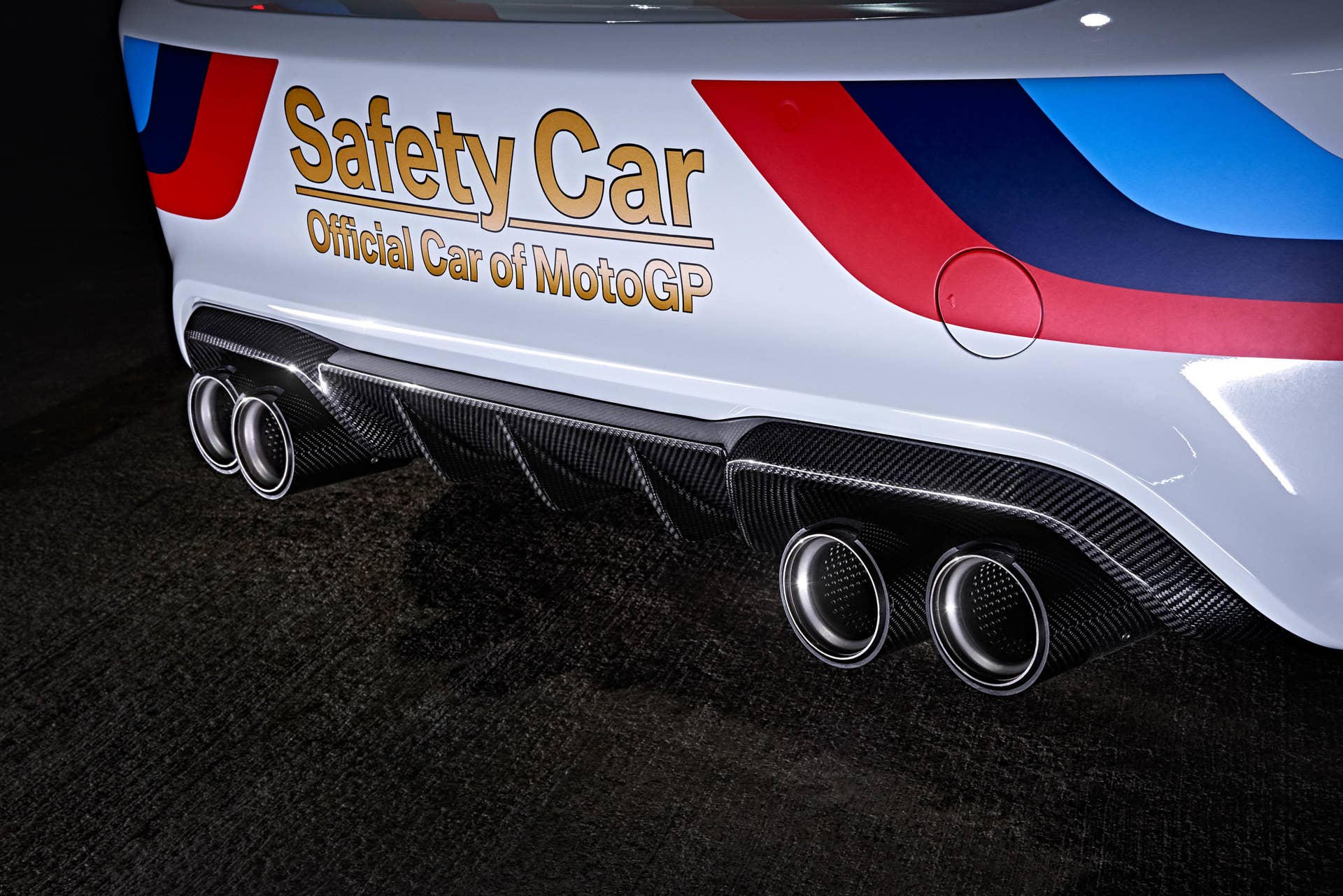 BMW M2 MotoGP Safety Car rear detail