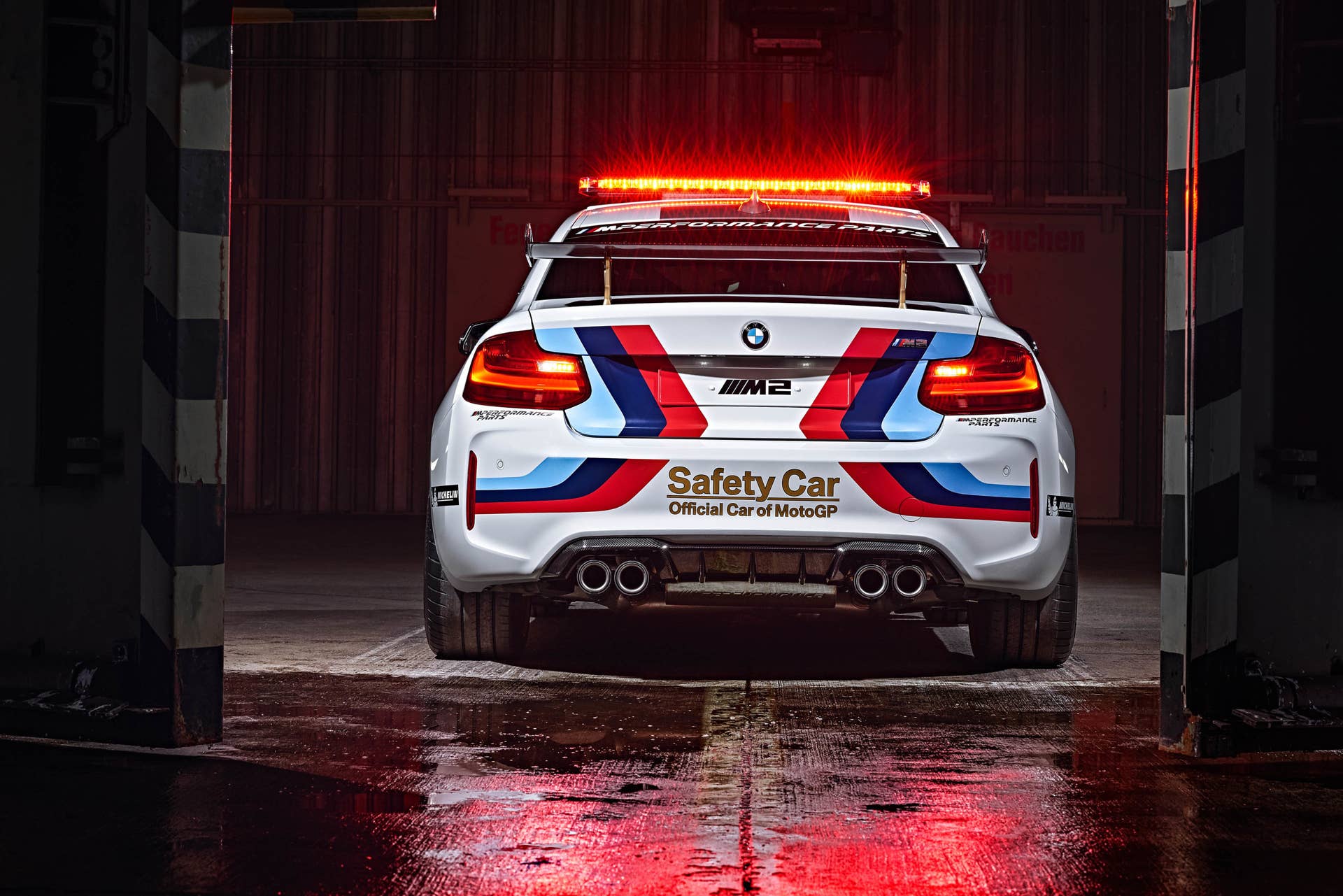 BMW M2 MotoGP Safety Car rear