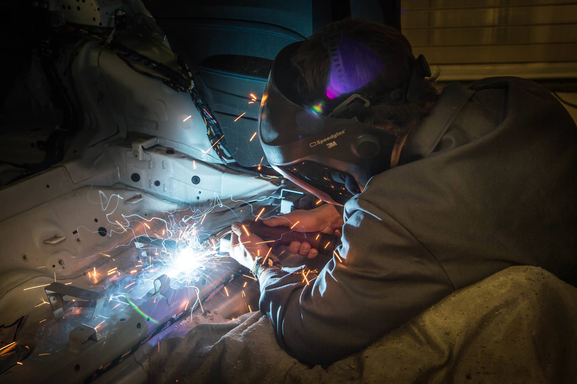 BMW M2 MotoGP Safety Car welding