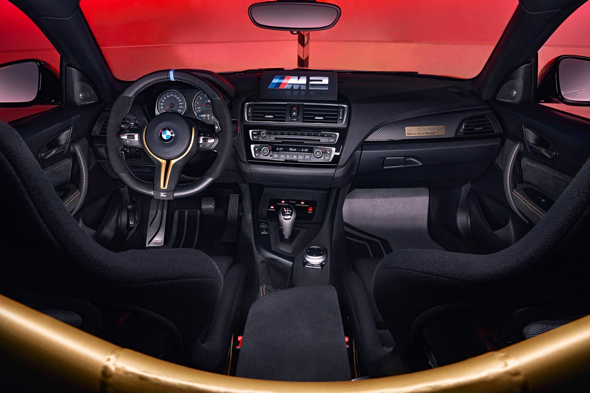 BMW M2 MotoGP Safety Car interior