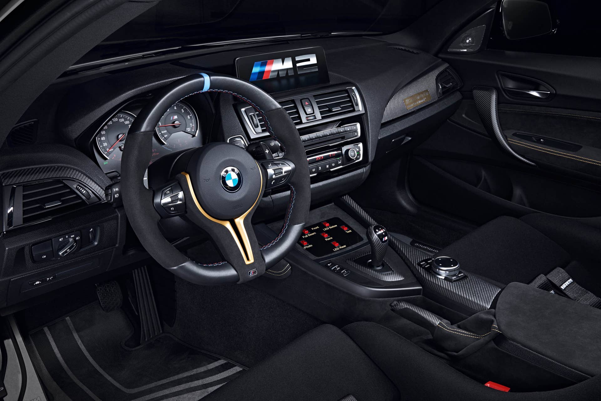 BMW M2 MotoGP Safety Car interior cockpit