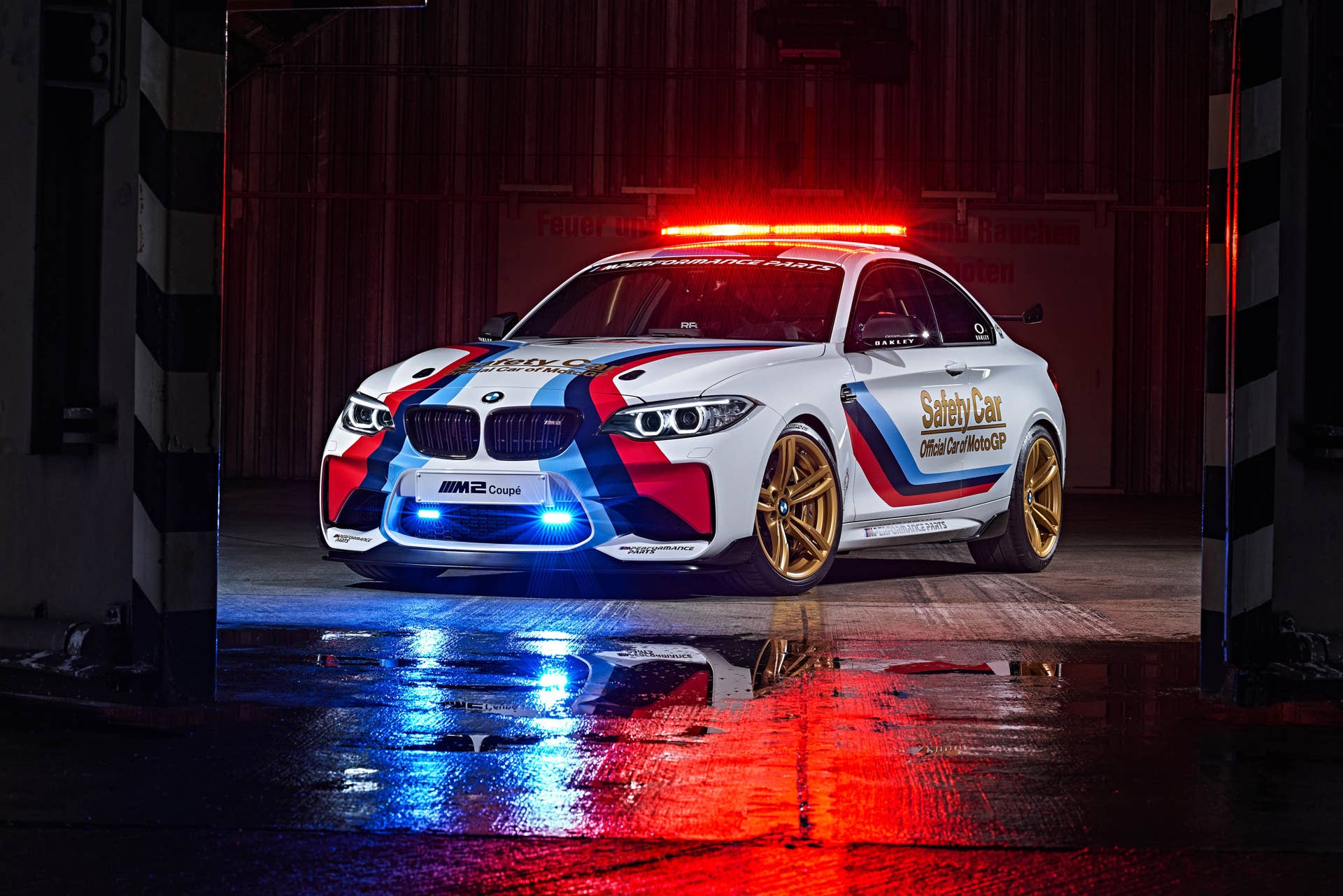 BMW M2 MotoGP Safety Car front 3/4