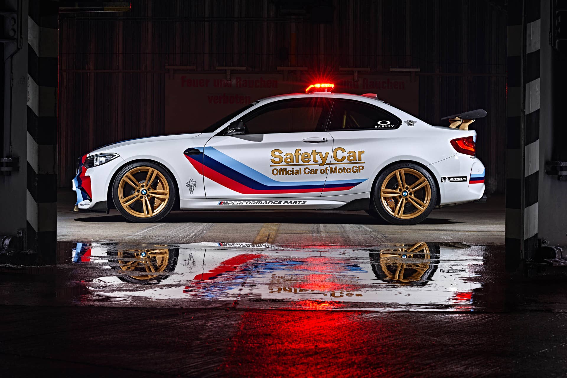 BMW M2 MotoGP Safety Car profile