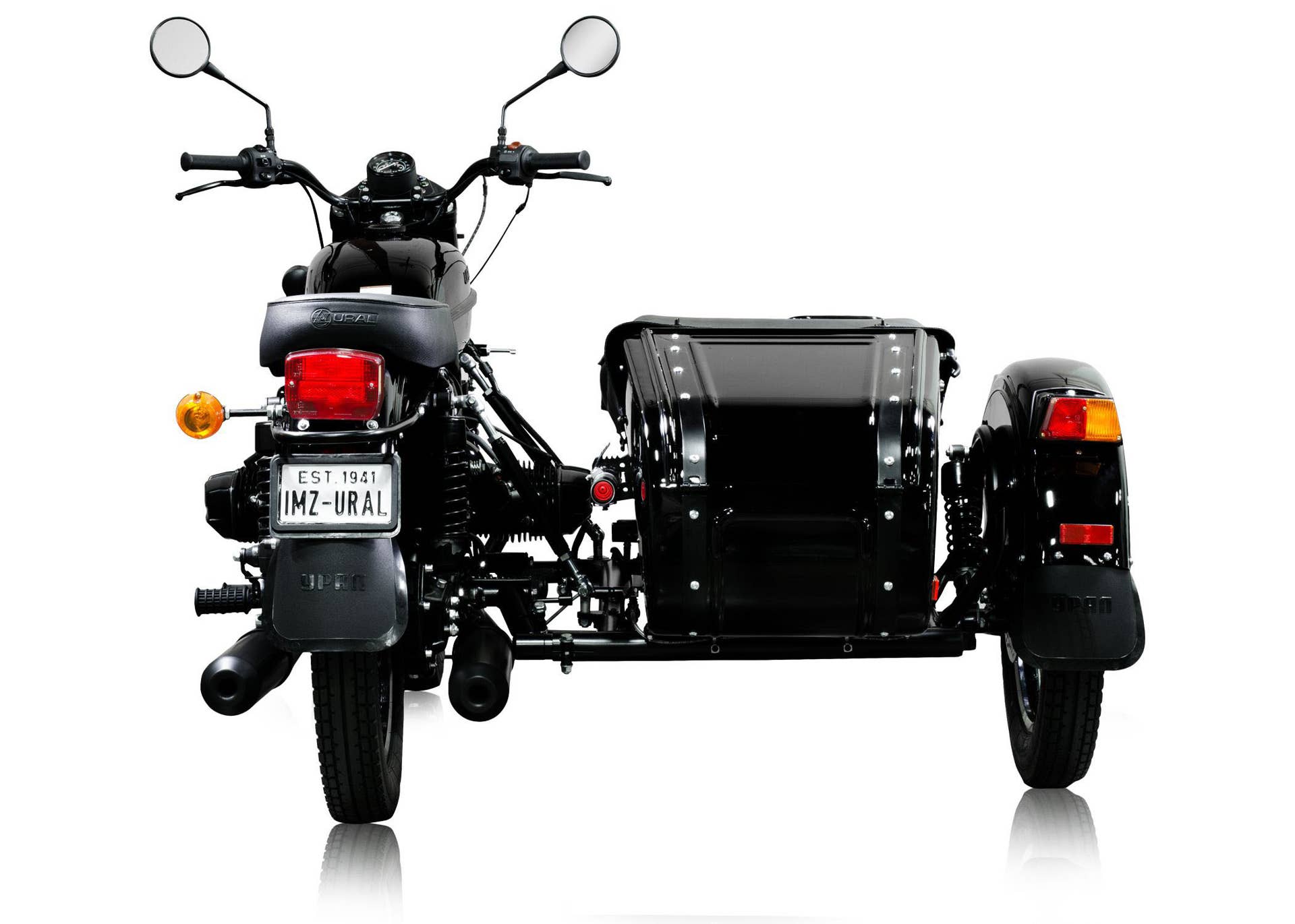 ural dark force rear white background