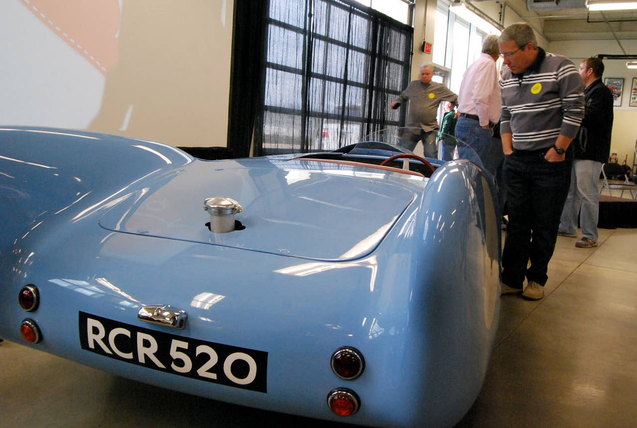 1955 Lotus Mark X after restoration at Barber Vintage Motorsports Museum in Birmingham, Ala.