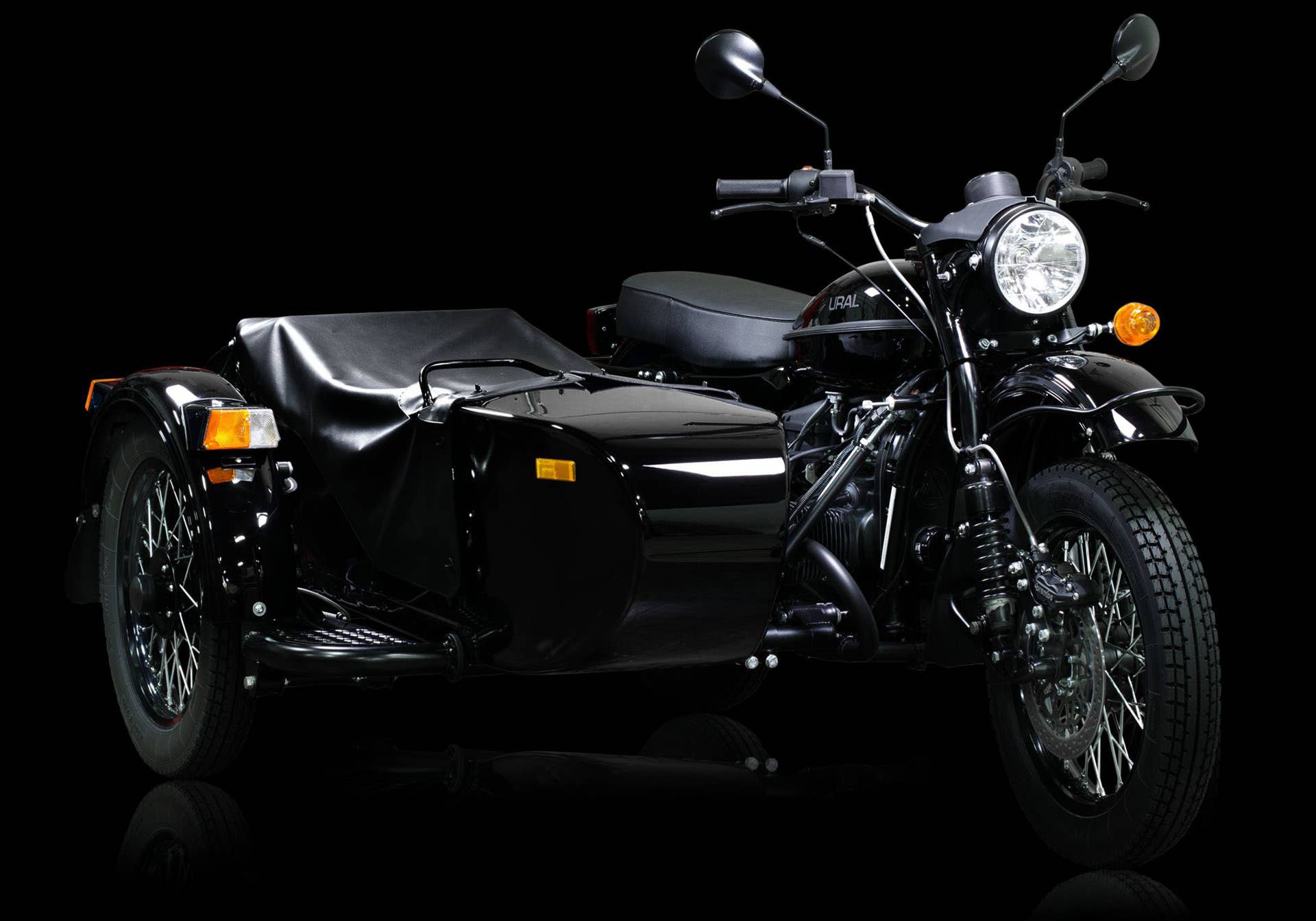 ural dark force three quarters black background