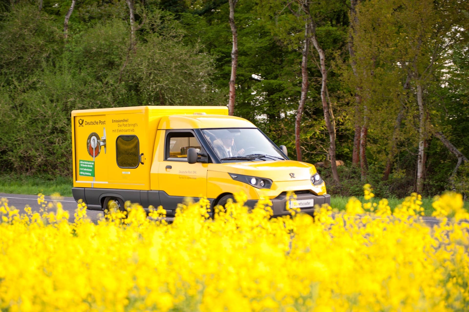 DHL Electric Mail Truck