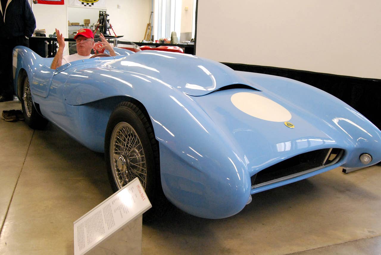 Robert Kahmer relives memories of racing his 1955 Lotus Mark X after 55 years. The car was recently restored at Barber Vintage Motorsports Museum in Birmingham, Ala.